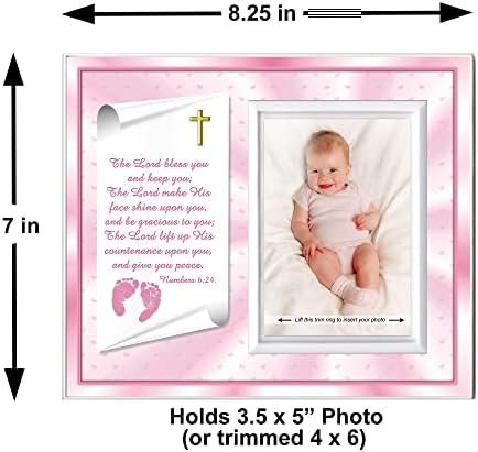 Baptism Christening Gift Picture Frame - Girl