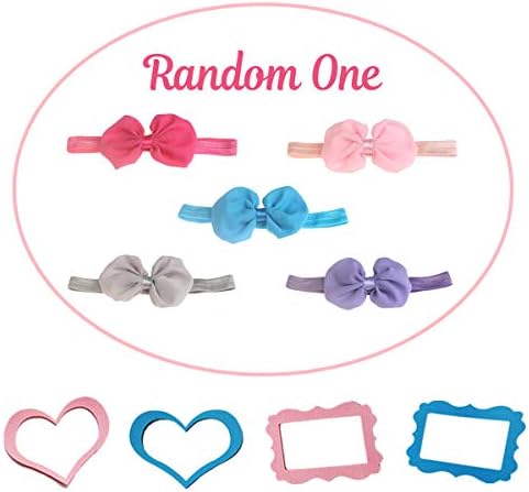 Baby Age Milestone Blanket with 4 Frames and Headband