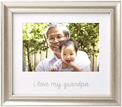 I Love My Grandpa Keepsake Frame Silver 4x6 1