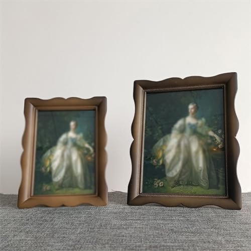 Retro Vintage Metal Photo Frame 4x6 Inches