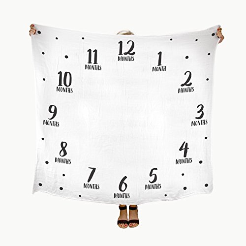 Pearhead Milestone Photo Blanket Set Pack of 2