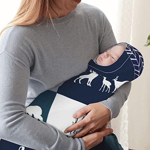 Sweewind Personalized Baby Blanket with Name and Beanie Hat