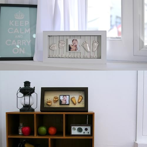 LOVE MOMS PRESENT Baby Print Casting Kit with Frame