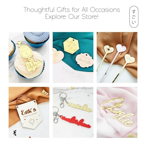 Personalized 3D Baby Name Announcement Disc