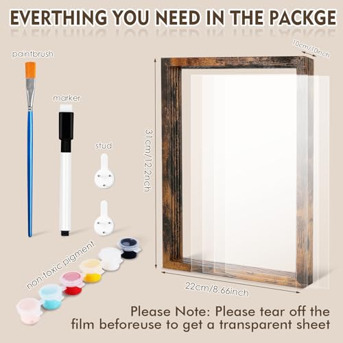 Himake Family Handprint Kit with Non-Toxic Paints