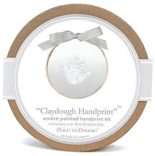 Child to Cherish Baby Ombre Painted Handprint Kit Grey