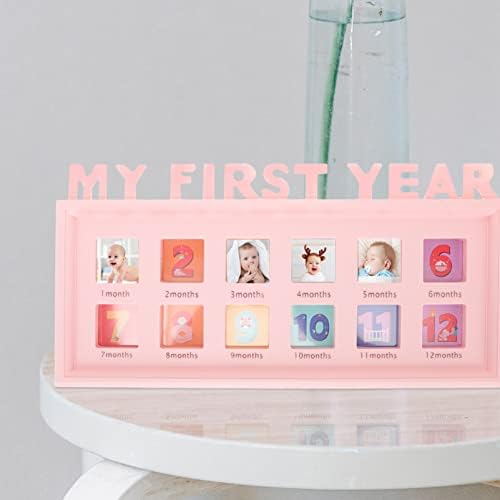 Kisangel Growth Photo Frame for 12 Months