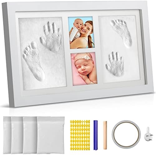 BAOHUA Baby Hand Footprint Kit - 1200 Grams Clay Nursery Art Frames