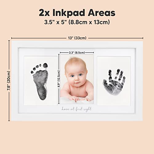 KeaBabies Baby Footprint Kit and Frame