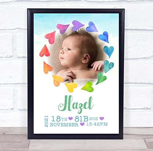 Rainbow Baby Keepsake Print Frame Gift 1