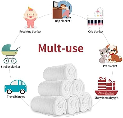 DKJlitter Baby Blanket for Boys Girls 30 x 40 Inch