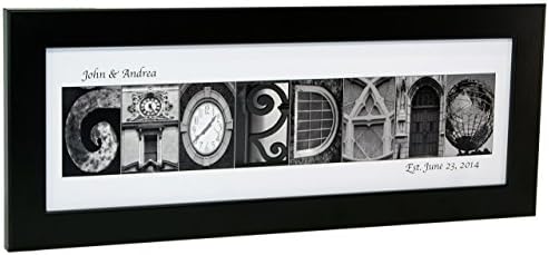 Creative Letter Art Personalized Name Frame 1