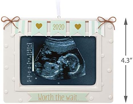 Hallmark 2020 Year Dated Baby Sonogram Ornament