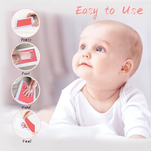 Tubuui 4-Pack Inkless Baby Footprint Kit
