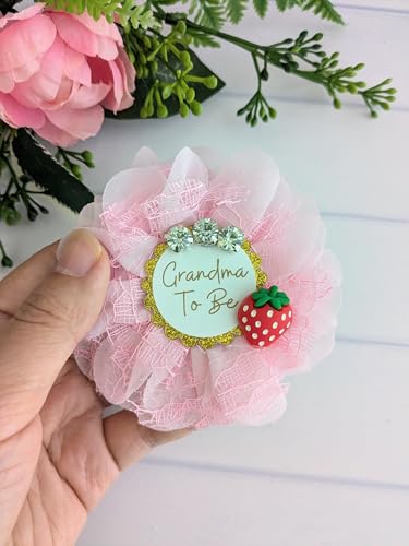 Grandmother To Be Strawberry Pin 35 Inch Keepsake Gift for Baby Girl Shower