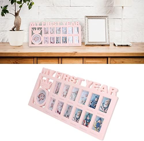 CHICIRIS Newborn First Year Photo Frame with 12 Slots