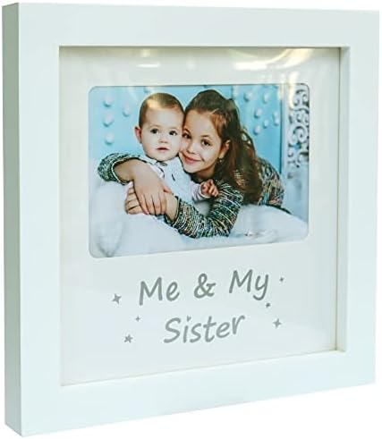 Sibling Keepsake Frame Set of 2 Baby Nursery Decor