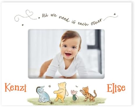 Winnie the Pooh Personalized Baby Picture Frame 4x6