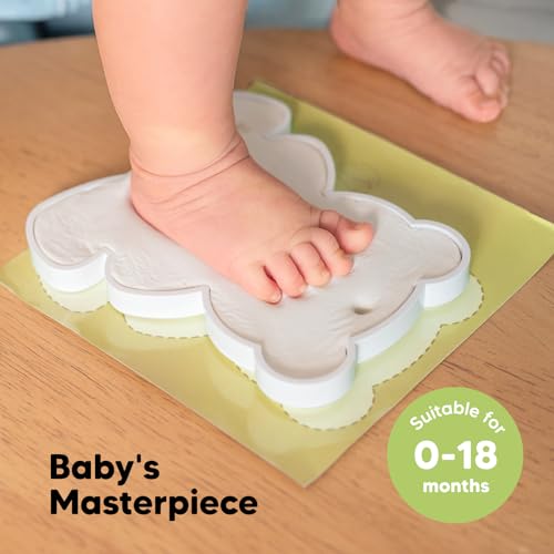KeaBabies Baby Hand Footprint Ornament Kit