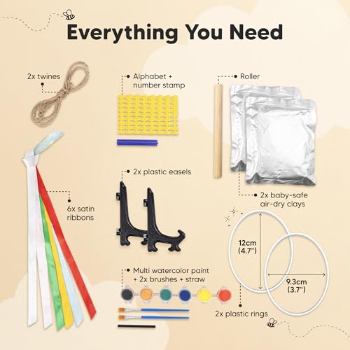 KeaBabies Baby Handprint Footprint Ornament Kit 1