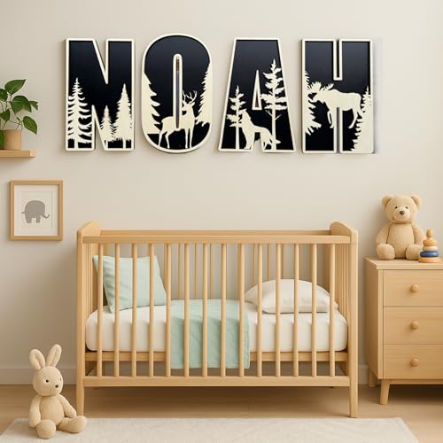 Personalized Wooden Name Sign for Nursery