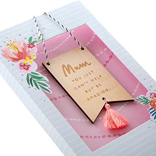 Hallmark Birthday Card for Mum with Wooden Keepsake 1