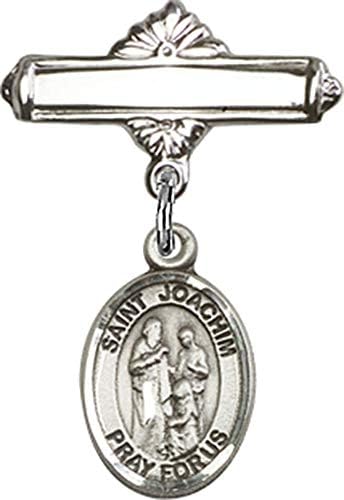 Religious Obsession Baby Badge with St Joachim Charm 1