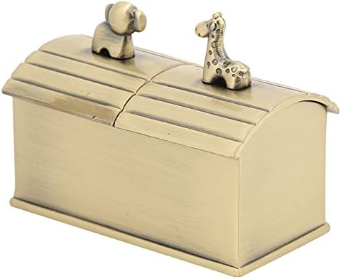 Pssopp Fetal Hair Box - Green Patina Keepsake