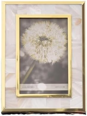 STBTOO 5x7 Mother of Pearl Frame with Metal Border 1