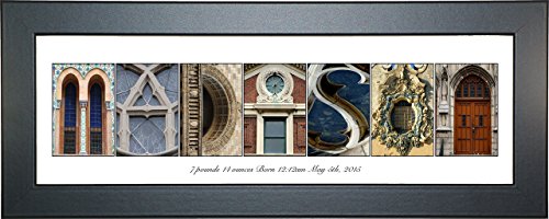 Creative Letter Art Personalized Baby Name Sign