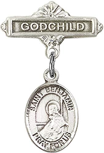 Jewels Obsession Baby Badge with St Benjamin Charm