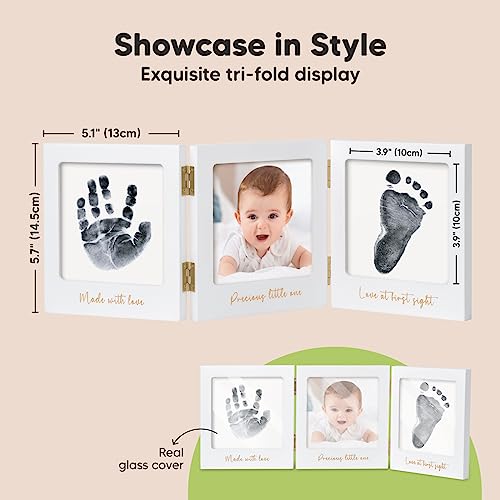 KeaBabies Baby Hand and Footprint Kit for Newborn Boys Girls