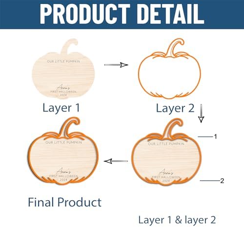 Personalized Halloween Footprint Sign for Baby