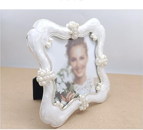 White Metal Frame Set for Wedding Keepsakes