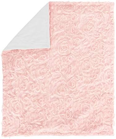 Sweet Jojo Designs Pink Floral Rose Swaddle Blanket
