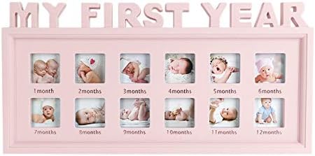 Baby First Year Photo Frame Keepsake 42x21cm