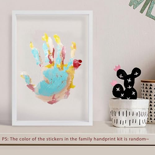 XQC Family Handprint Kit - 2PCS DIY Keepsake Frame