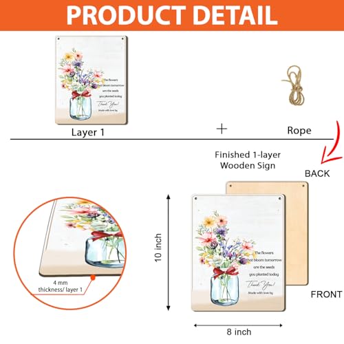 DIY Flower Handprint Craft Art Teacher Gift