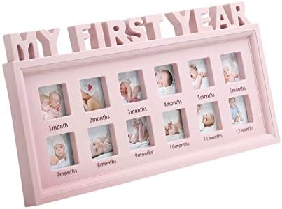 Baby First Year Photo Frame Keepsake 42x21cm