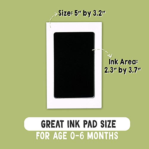 KeaBabies Baby Handprint Footprint Kit Set - Personalized Keepsake Gift