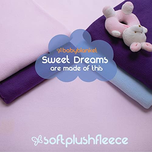 Be Burgundy Personalized Baby Blanket with Name - 36x36 in Satin Trim Fleece Pink - Stars