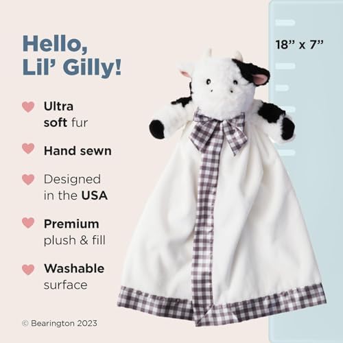 Bearington Lil Gilly 18 Inch Cow Lovey for Babies