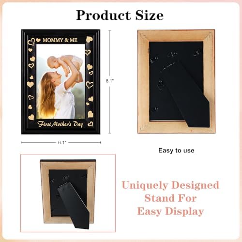 PETCEE First Mothers Day Picture Frame for Mom Grandma