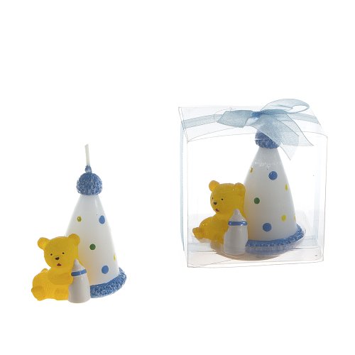 Lunaura Baby Keepsake Set of 12 Teddy Bear Blue