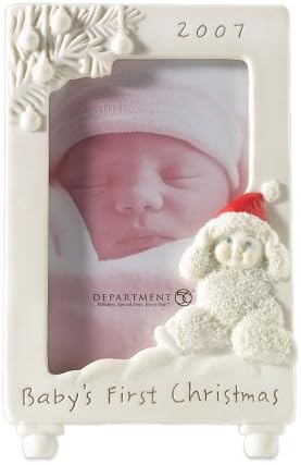 Department 56 Snowbabies First Christmas 2007 Frame