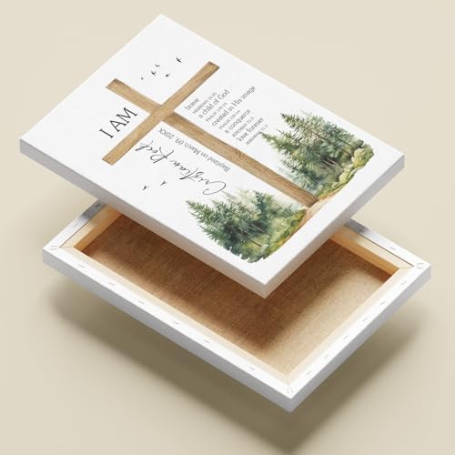 Personalized Baptism Cross with Name Date