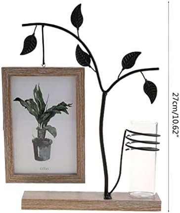 STBTOO Family Frame 4x6 Vertical Metal Tree Desk Photo Frame with Glass