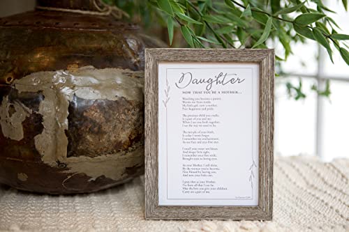 Now That Youre a Mother Frame - Gift for Daughter from Mom