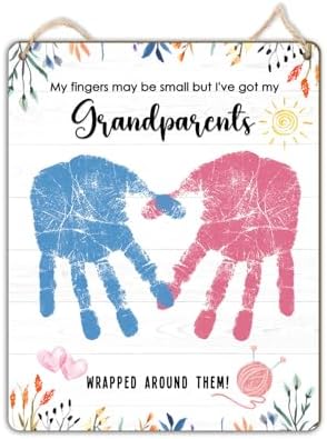 DIY Custom Handprint Keepsake for Grandparents