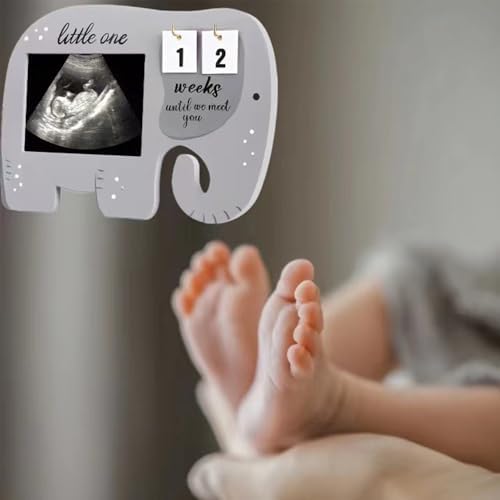 Ultrasound Picture Frame with Countdown for Pregnancy Gift